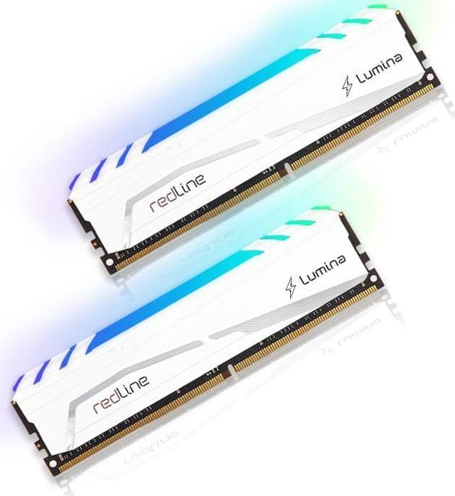 Mushkin 16GB (2X8GB) Redline® Lumina White PC4-32000 4000MHz DDR4