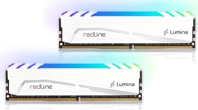 Mushkin 16GB (2X8GB) Redline® Lumina White PC4-32000 4000MHz DDR4