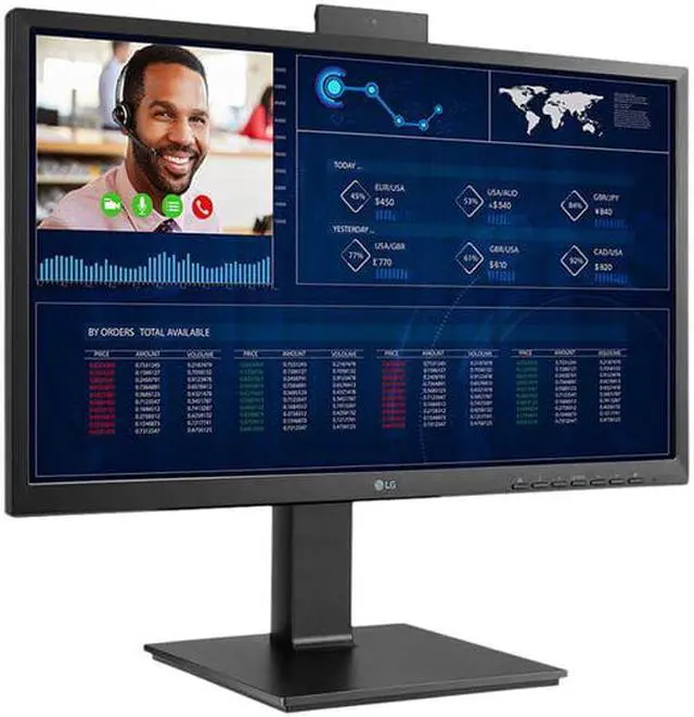 Alt view image 4 of 14 - LG 23.8" Thin client all-in-one 1 x Pentium N5105 / 2GHz RAM 4GB  flash eMMC 16GB UHD Graphics GigE WLAN: 802.11a/b/g/n/ac/ax, Bluetooth 5.1 no OS monitor LED Full HD