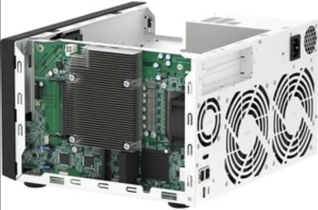 Alt view image 2 of 4 - QNAP TVS-h874X-i9-64G SAN/NAS Storage System - 1 x Intel Core i9 i9-12900 Hexadeca-core (16 Core) - 8 x HDD Supported - 0 x HDD Installed - 8 x SSD Supported - 0 x SSD Installed - 64 GB RAM DDR4 SDRAM