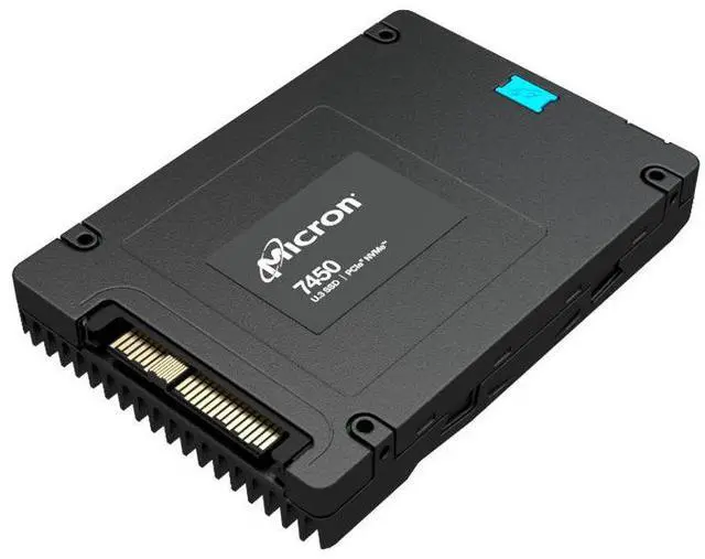 Main image of Crucial 12800 GB Micron 7450 MAX Enterprise encrypted 12800 GB internal SSD 2.5" U.3 PCIe 4.0 (NVMe) MTFDKCC12T8TFS-1BC15ABYYR