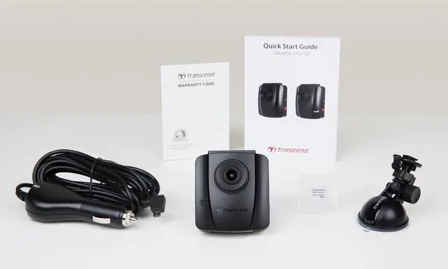 Alt view image 6 of 6 - Transcend 64GB DrivePro 110 Full HD 1080P 60fps Dashcam with Suction Mount TS-DP110M-64G