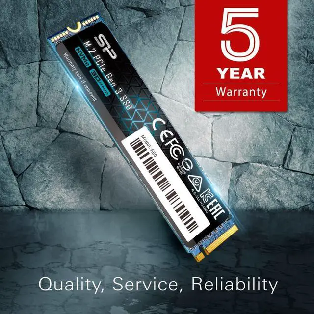 Alt view image 5 of 12 - Silicon Power 512GB NVMe M.2 PCIe Gen3x4 2280 SSD Solid State Drive