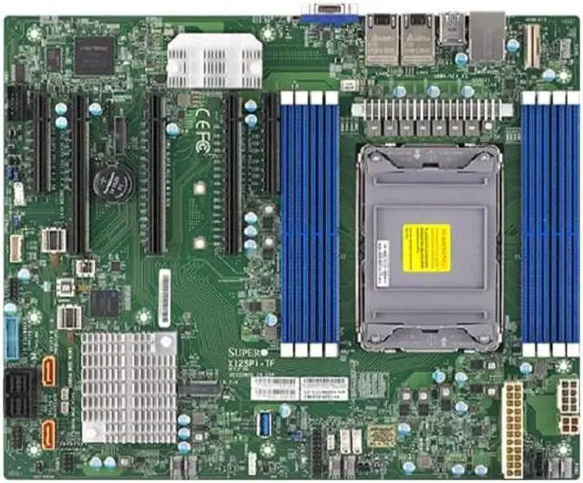 Main image of SUPERMICRO X12SPi-TF - Motherboard - ATX - LGA4189 Socket - C621A Chipset - USB 3.2 Gen 1 - 2 x 10 Gigabit LAN - onboard graphics - for SCLA25TQC R609LP; UP Storage SuperServer 540P-E1CTR36H
