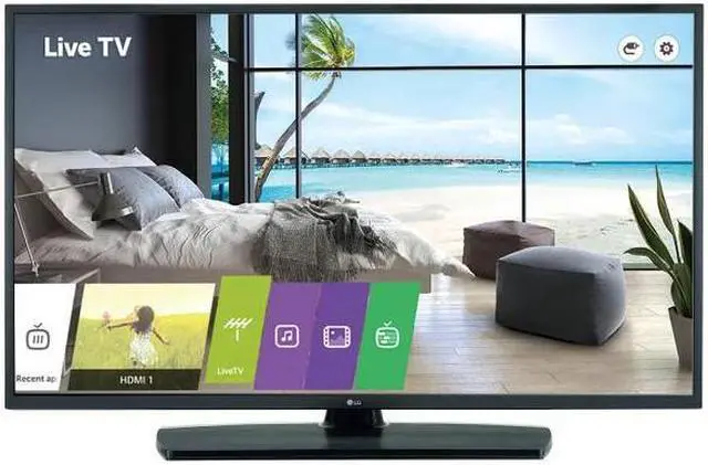 Main image of LG 43UT343H0UA Pro Idiom Pro Centric 4K UHD One-pole Commercial stand 3840 x 2160 60 Hz