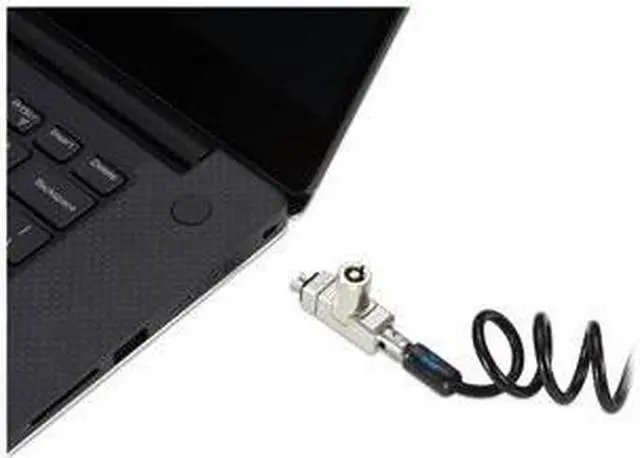 Alt view image 5 of 9 - Kensington Slim N17 2.0 Portable Keyed Laptop Lock for Wedge Shaped Slots Portable Carbon Steel Plastic For Notebook