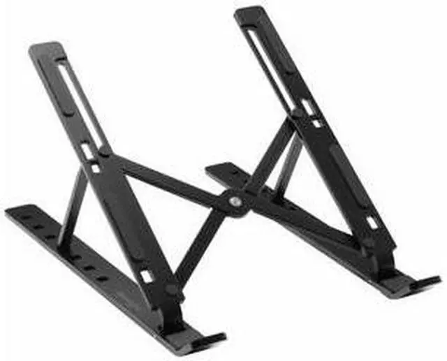 Alt view image 3 of 8 - Kensington Collapsible Aluminum Laptop Riser Up to 16" Screen Support 11.02 lb Load Capacity Desktop Aluminum, Silicone Steel  Black