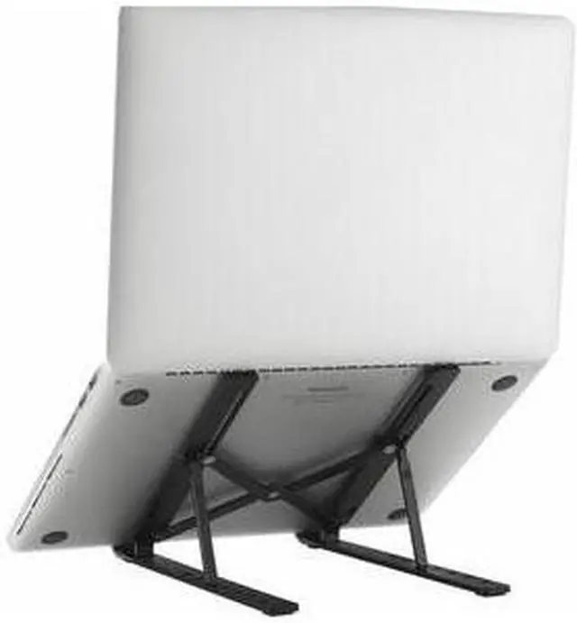 Alt view image 7 of 8 - Kensington Collapsible Aluminum Laptop Riser Up to 16" Screen Support 11.02 lb Load Capacity Desktop Aluminum, Silicone Steel  Black