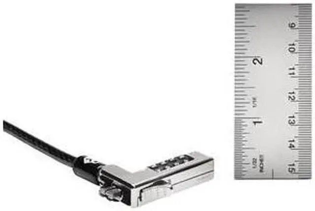 Alt view image 2 of 7 - Kensington Slim NanoSaver Combination Laptop Lock Resettable 
4 digit Carbon Steel For Notebook 25Pack