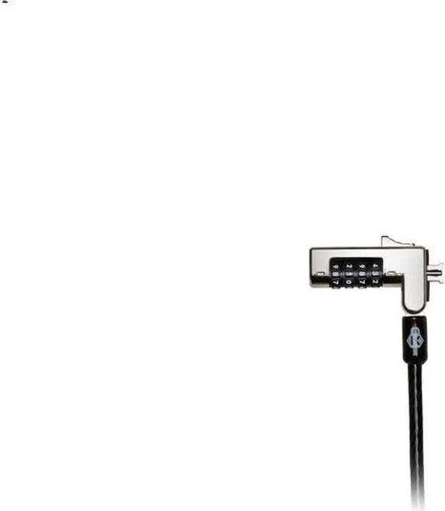 Alt view image 3 of 7 - Kensington Slim NanoSaver Combination Laptop Lock Resettable 
4 digit Carbon Steel For Notebook 25Pack