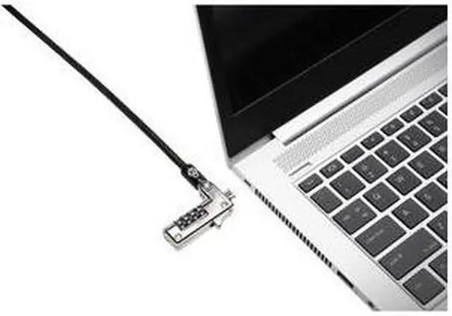 Alt view image 4 of 7 - Kensington Slim NanoSaver Combination Laptop Lock Resettable 
4 digit Carbon Steel For Notebook 25Pack