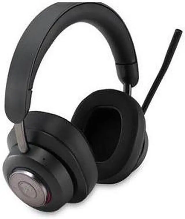 Alt view image 3 of 20 - Kensington H3000 98.4 ft Bluetooth Over-Ear Headset Google Assistant Siri Stereo USB Type C Wireless Bluetooth Black
