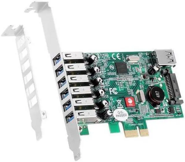 Main image of SIIG DP USB 3.0 7-Port PCIe I/E Modle JU-P70011-S1