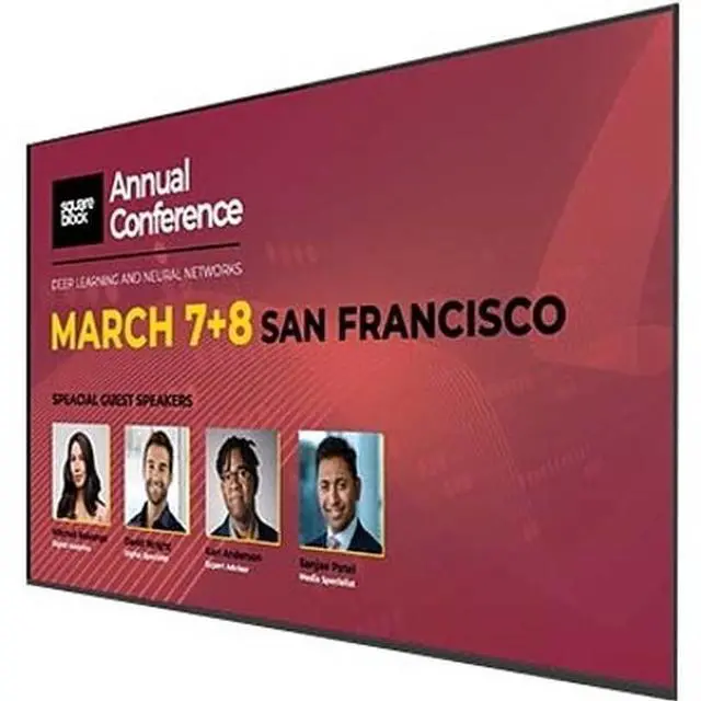 Alt view image 2 of 4 - Sharp NEC Display AQUOS 75'' Digital Signage Display Model 4P-B75EJ2U
