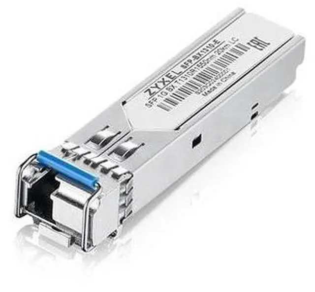 Alt view image 3 of 4 - ZYXEL SFP (mini-GBIC) Module For Optical Network Data Networking 1 x LC 1000Base-BX Network Optical Fiber Single-mode Gigabit Ethernet 1000Base-BX Hot-pluggable Hot-swappable