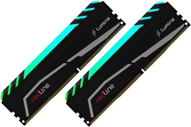 Alt view image 3 of 4 - Mushkin 64GB (2X32GB) Redline Lumina DDR5-5600 UDIMM PC5-5600 5600MHz 36-36-36-76  Model MLA5C560DDDF32GX2