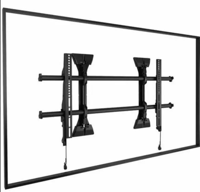 Alt view image 3 of 3 - Chief Fusion Large Adjustable Fixed Wall Mount - For Displays 42-86" LSM1U
 - Black