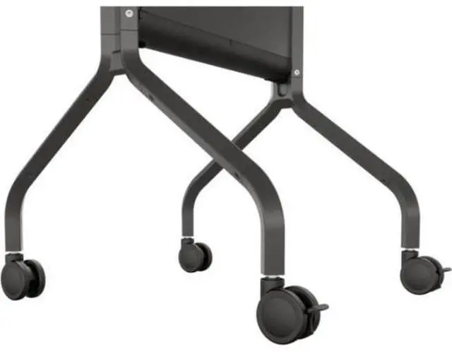 Alt view image 3 of 5 - Chief Voyager Height Adjustable AV Cart - For LCD Displays 50-70" - Black