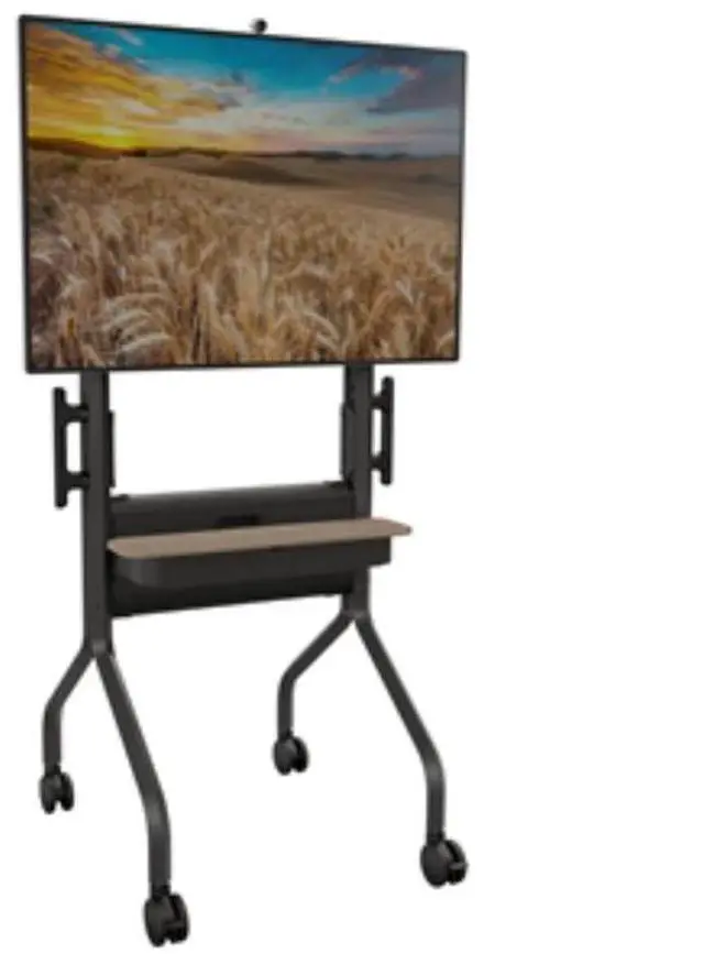 Main image of Chief Voyager Height Adjustable AV Cart - For LCD Displays 50-70" - Black