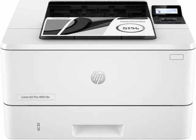 Main image of HP LaserJet Pro 4001dn Laser Printer, Black And White Mobile Print Up to 80,000