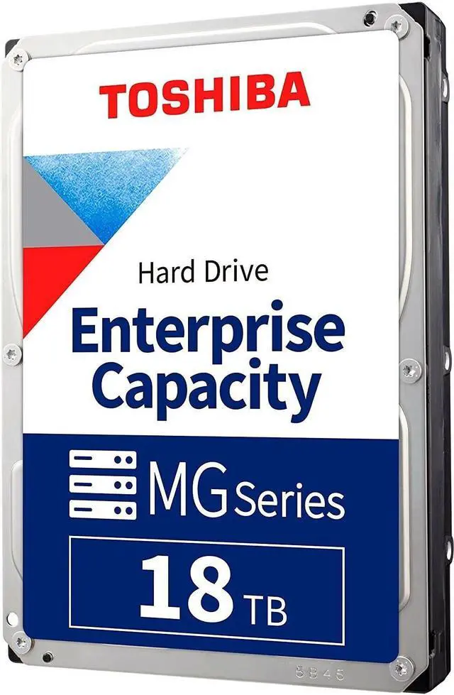 Main image of TOSHIBA MG09 Series HDEPZ10GEA51 18TB 7200 RPM SATA 6.0Gb/s 3.5" Internal Hard Drive