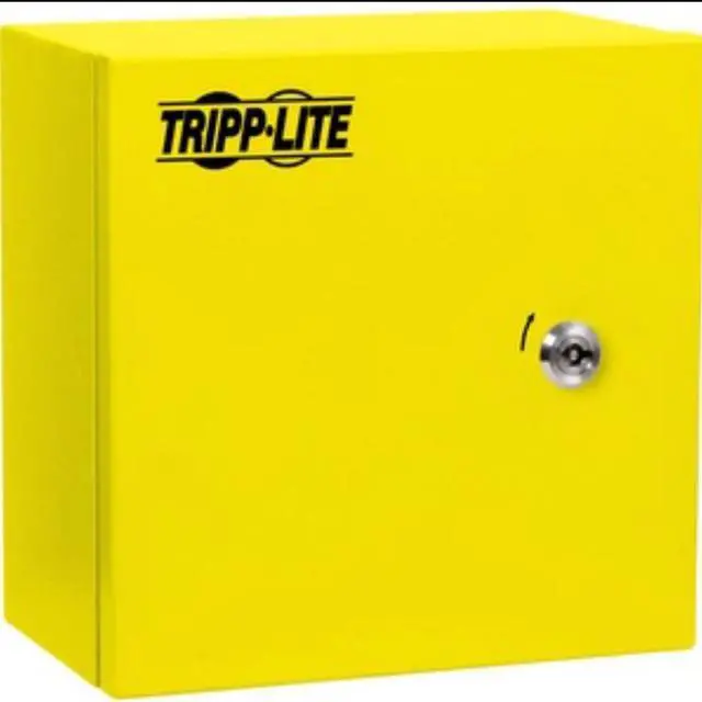 Main image of Tripp Lite INDUSTRIAL RACK ENCLOSURE OUTDOOR LOCK NEMA4 10X10X6IN YELLOW - SRIN410106Y