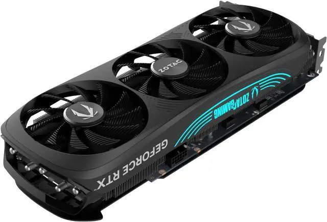Alt view image 2 of 7 - ZOTAC 16GB GAMING GeForce RTX 4080 Trinity Edition graphics card  GeForce RTX 4080 GDDR6X PCIe 4.0 x16 HDMI, 3 x DisplayPort Black