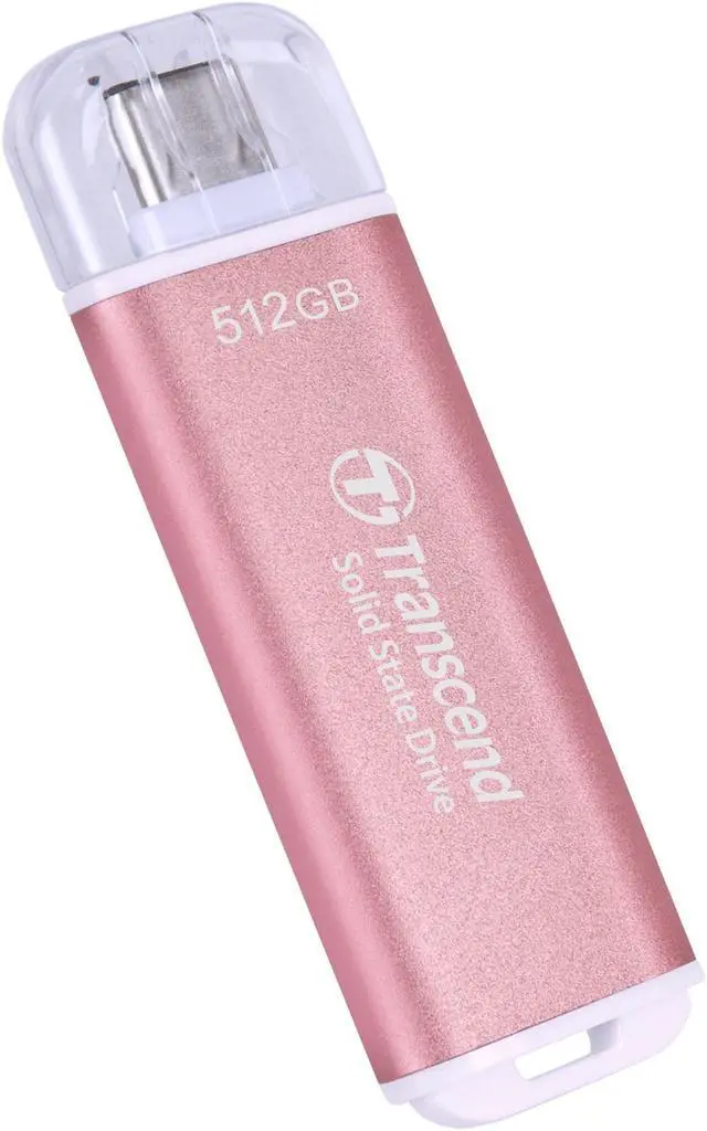Main image of Transcend TS512GESD300P 512GB External, Portable, USB Type-C Solid State Drive, with Speeds up to 1,050MB/s