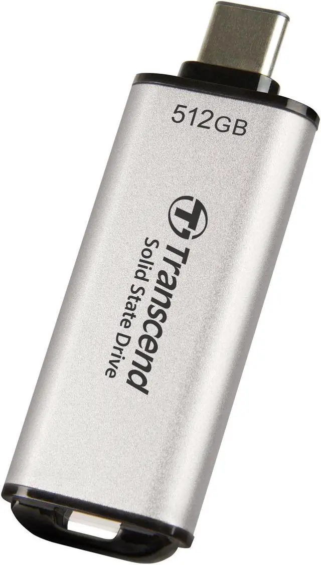Alt view image 2 of 2 - Transcend TS512GESD300S 512GB External, Portable, USB Type-C Solid State Drive, with Speeds up to 1,050MB/s