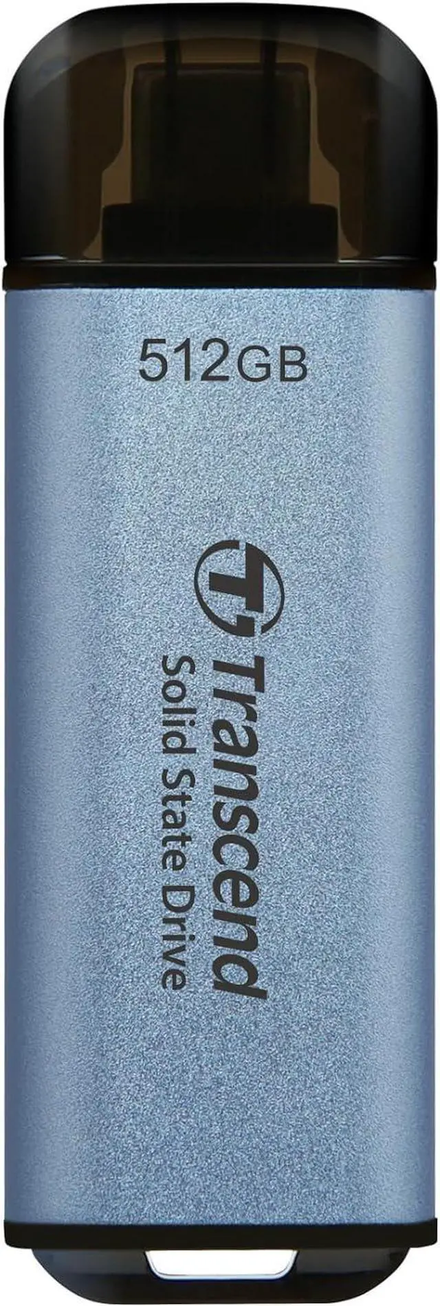 Main image of Transcend Portable SSD ESD300C 512GB USB Type-C 10Gbps PS4/PS5 Compatible, Blue - TS512GESD300C