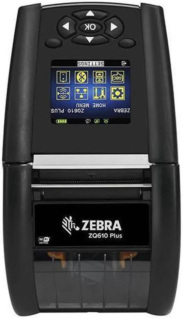 Main image of Zebra ZQ610+ Desktop Industrial Mobile Direct Thermal Printer- Monochrome - 4.53 in/s Mono - 203 dpi - For iOS, Android, PC ZQ61-AUWA004-00