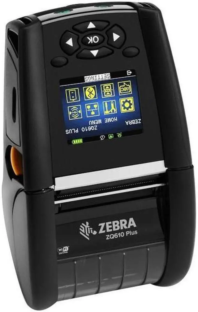 Alt view image 2 of 2 - Zebra ZQ610+ Desktop Industrial Mobile Direct Thermal Printer- Monochrome - 4.53 in/s Mono - 203 dpi - For iOS, Android, PC ZQ61-AUWA004-00
