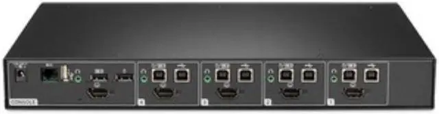 Alt view image 2 of 12 - Vertiv Cybex SC800 Secure KVM| 4 Port Universal DP/H Single Display CAC PP4.0 Secure Desktop KVM Switches | Secure KVM Switch  Single Head NIAP Certified Secure Keyboard 2 to 8 Port Secure