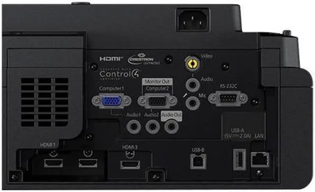 Alt view image 7 of 7 - Epson PowerLite 775F 1080p 3LCD Ultra Short Throw Lamp-Free Laser Display - V11HA83120 - Black