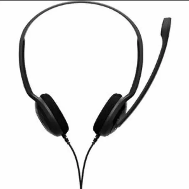 Alt view image 2 of 2 - Sennheiser EPOS PC 3 Chat Headset - Stereo - Mini-phone (3.5mm) - Wired - 32 Ohm - 42 Hz - 17 kHz - On-ear - Binaural - Ear-cup - 6.56 ft Cable - Uni-directional, Noise Cancelling Microphone - Black