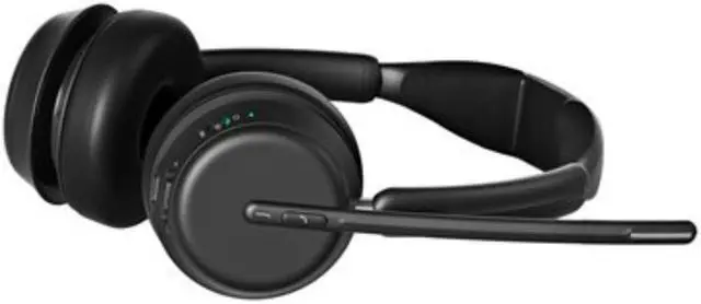 Alt view image 3 of 5 - EPOS IMPACT 1060 Headset - Stereo - USB Type C - Wired/Wireless - Bluetooth - On-ear - Binaural - Ear-cup - 3.94 ft Cable - 1001134