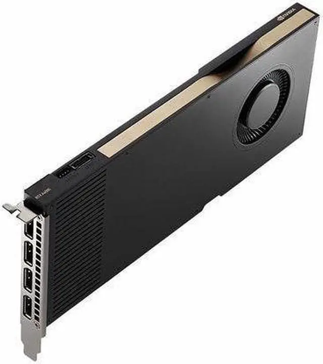 Alt view image 3 of 4 - Pny Technologies NVIDIA RTX A4000 - Graphics card - RTX A4000 - 16 GB GDDR6 - PCIe 4.0 x16 - 4 x DisplayPort - TAA Compliant Model VCNRTXA4000-TAA