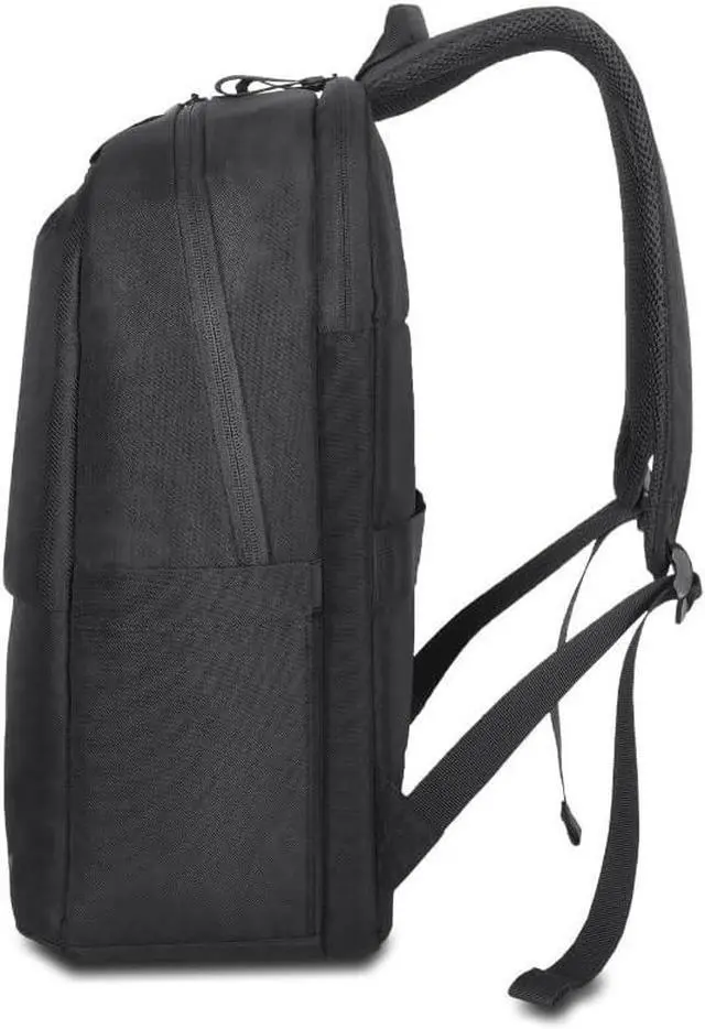 Alt view image 2 of 13 - V7 Eco-Friendly CBP16-ECO2 Carrying Case (Backpack) for 15.6" to 16" Notebook - Black - rPET Polyester Body - Shoulder Strap - 4.9" Height x 16.9" Width x 11.4" Depth - 5.55 gal Volume Capacity