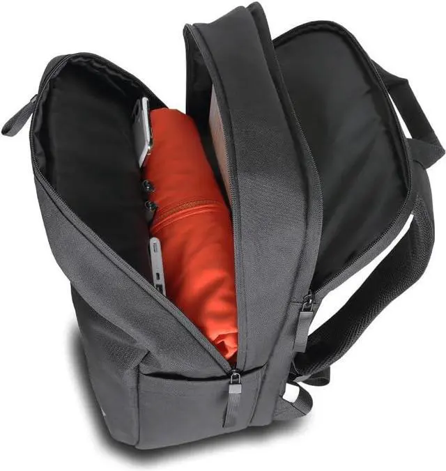 Alt view image 4 of 13 - V7 Eco-Friendly CBP16-ECO2 Carrying Case (Backpack) for 15.6" to 16" Notebook - Black - rPET Polyester Body - Shoulder Strap - 4.9" Height x 16.9" Width x 11.4" Depth - 5.55 gal Volume Capacity