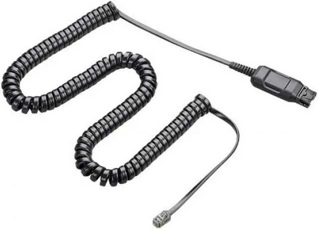 Main image of HP Poly Headsets Poly Audio Cable Audio Cable for Headset, Audio Device, Phone Black Model 85T18AA#ABA