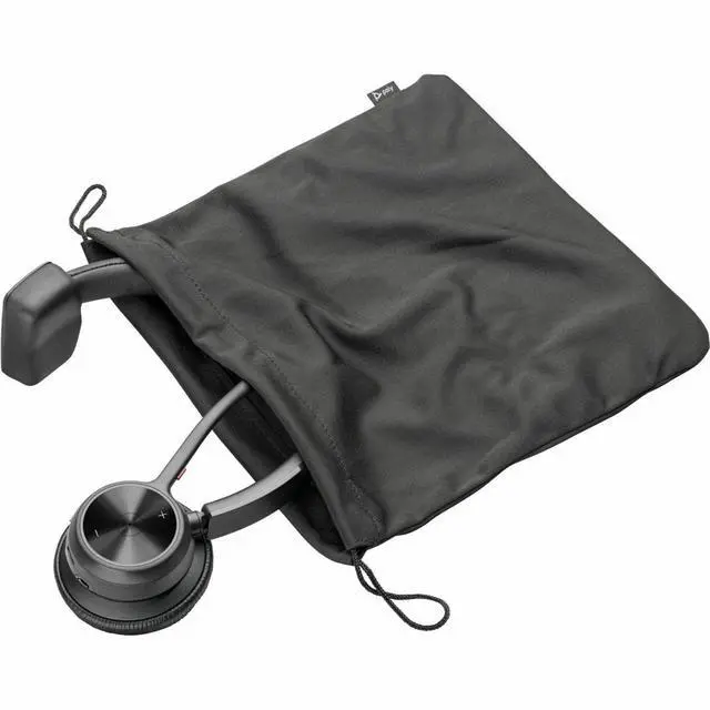 Alt view image 4 of 12 - Hp Poly Headsets Poly Voyager 4310 USB-C Headset with Charge Stand Siri, Google Assistant Mono Wireless Bluetooth 298.6 ft Model 77Y96AA