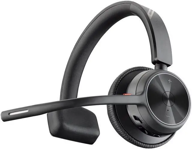 Main image of Hp Poly Headsets Poly Voyager 4310 USB-C Headset with Charge Stand Siri, Google Assistant Mono Wireless Bluetooth 298.6 ft Model 77Y96AA