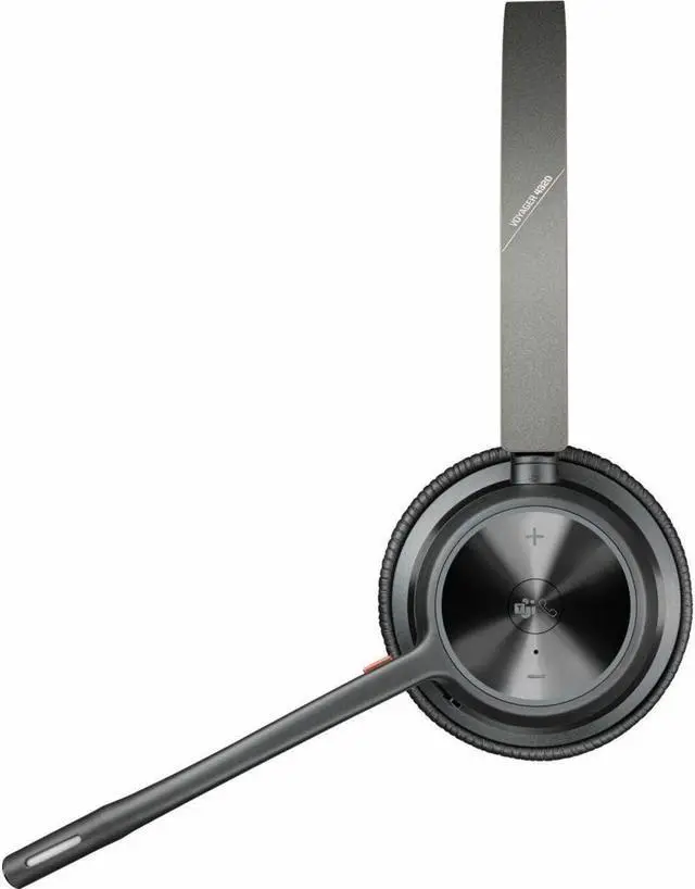 Alt view image 3 of 13 - Hp Poly Voyager 4320 Microsoft Teams Certified USB-C Headset +BT700 dongle Siri, Google Assistant Stereo Wireless Bluetooth 298.6 ft  Model 77Z30AA