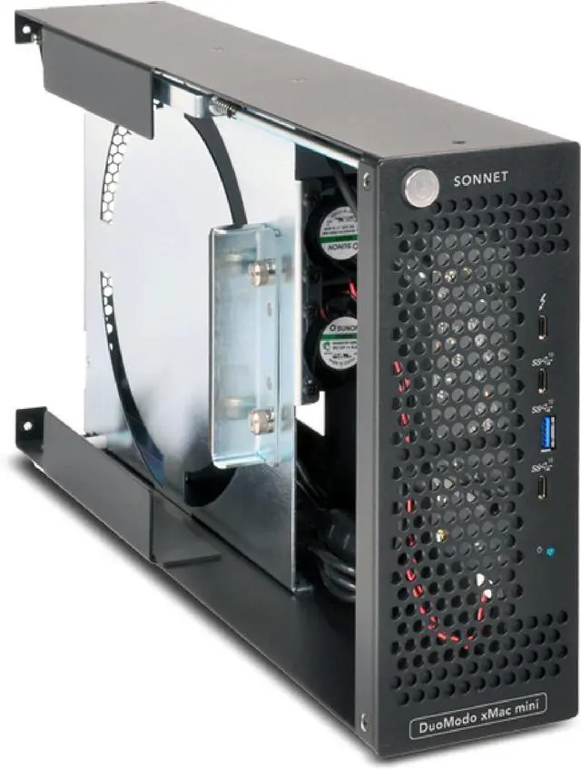 Alt view image 3 of 7 - Sonnet Technologies Sonnet DuoModo xMac mini/Echo III Rackmount System (Pre-configured System) - For Desktop Model DM-ZM-E3-R