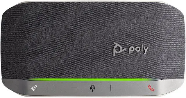 Main image of Poly - Sync 20+ Bluetooth Speakerphone (Plantronics) - Personal Portable Speakerphone - USB-C Bluetooth Adapter - Connect to Your PC/Mac/Cell Phone - Works with Teams, Zoom & More, Black