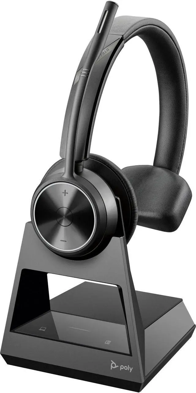 Alt view image 2 of 6 - Hp Poly Headsets Wireless DECT Headset System For Desk Phones Mono Wireless DECT 393.7 ft Model 783Q5AA#ABA