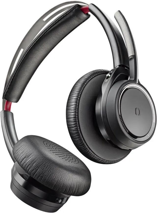 Main image of Hp Poly Headsets Voyager Focus B825 UC Headset Google Assistant, Siri Stereo USB Type A Wired/Wireless Bluetooth Model 7F0J1AA