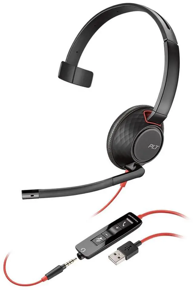 Main image of HP Encore Pro 310 Headset Mono Wired - 32 Ohm 50 Hz 8 kHz - On-ear  Monaural  Ear-cup Noise Cancelling, Uni-directional Microphone Model 77T43AA