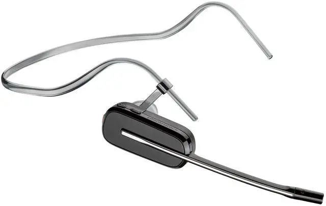 Alt view image 2 of 11 - HP Poly Savi 8200 Office 8240 Headset Mono Wireless Bluetooth/DECT 449.5 ft 32 Ohm 20kHz Over-the-ear, Earbud Monaural In-ear Noise Cancelling Model 7W6E3AA#ABA