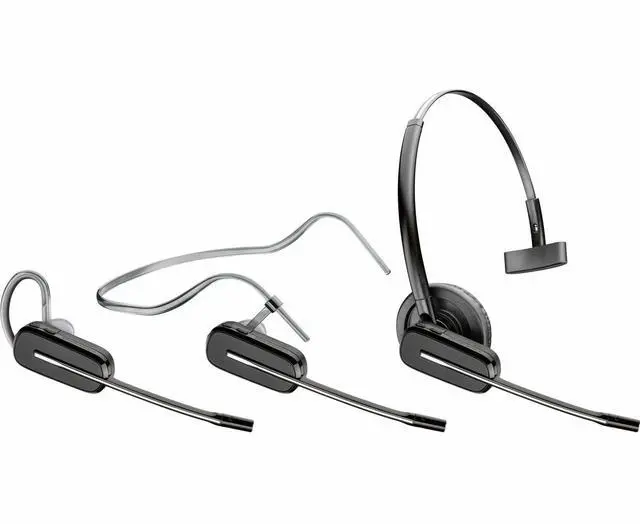 Main image of HP Poly Savi 8200 Office 8240 Headset Mono Wireless Bluetooth/DECT 449.5 ft 32 Ohm 20kHz Over-the-ear, Earbud Monaural In-ear Noise Cancelling Model 7W6E3AA#ABA